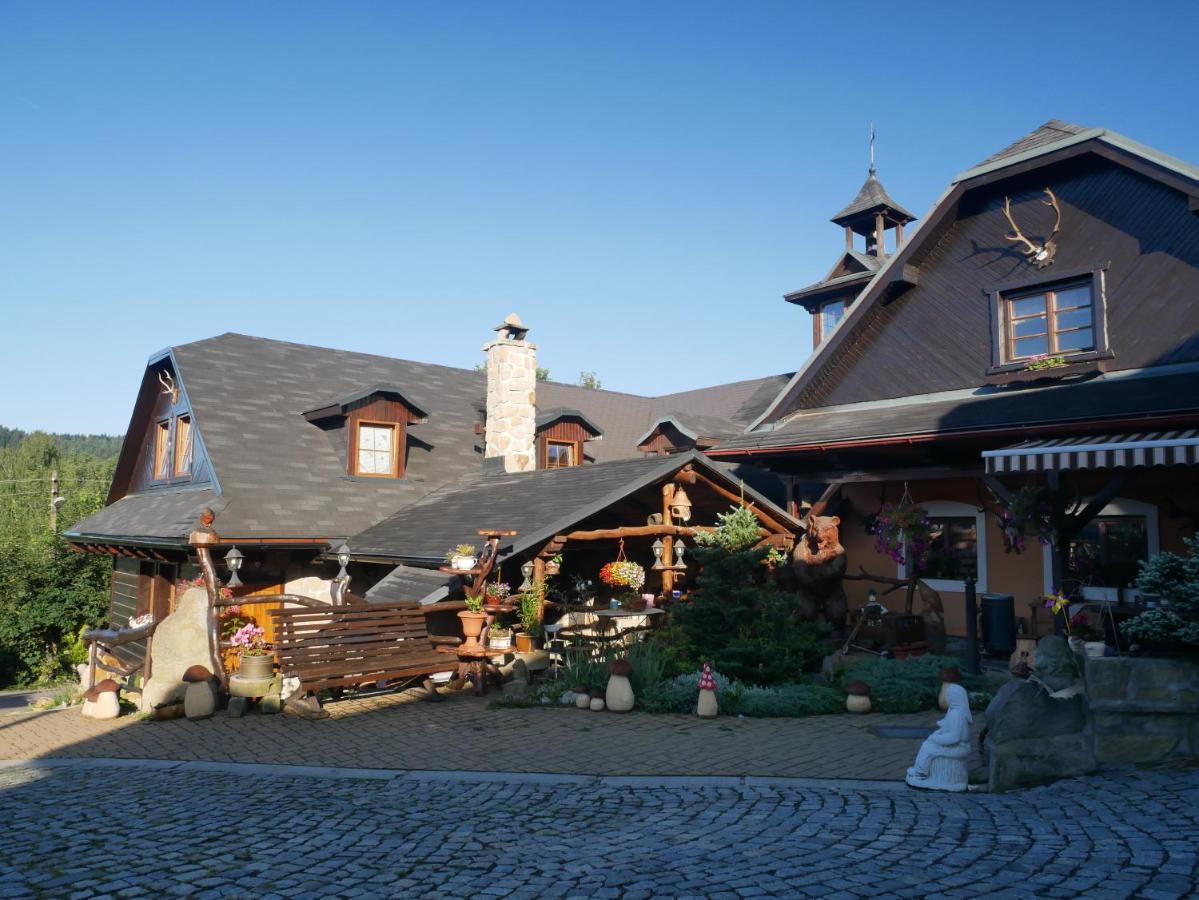 Penzion Obora Prostřední Bečva Bagian luar foto