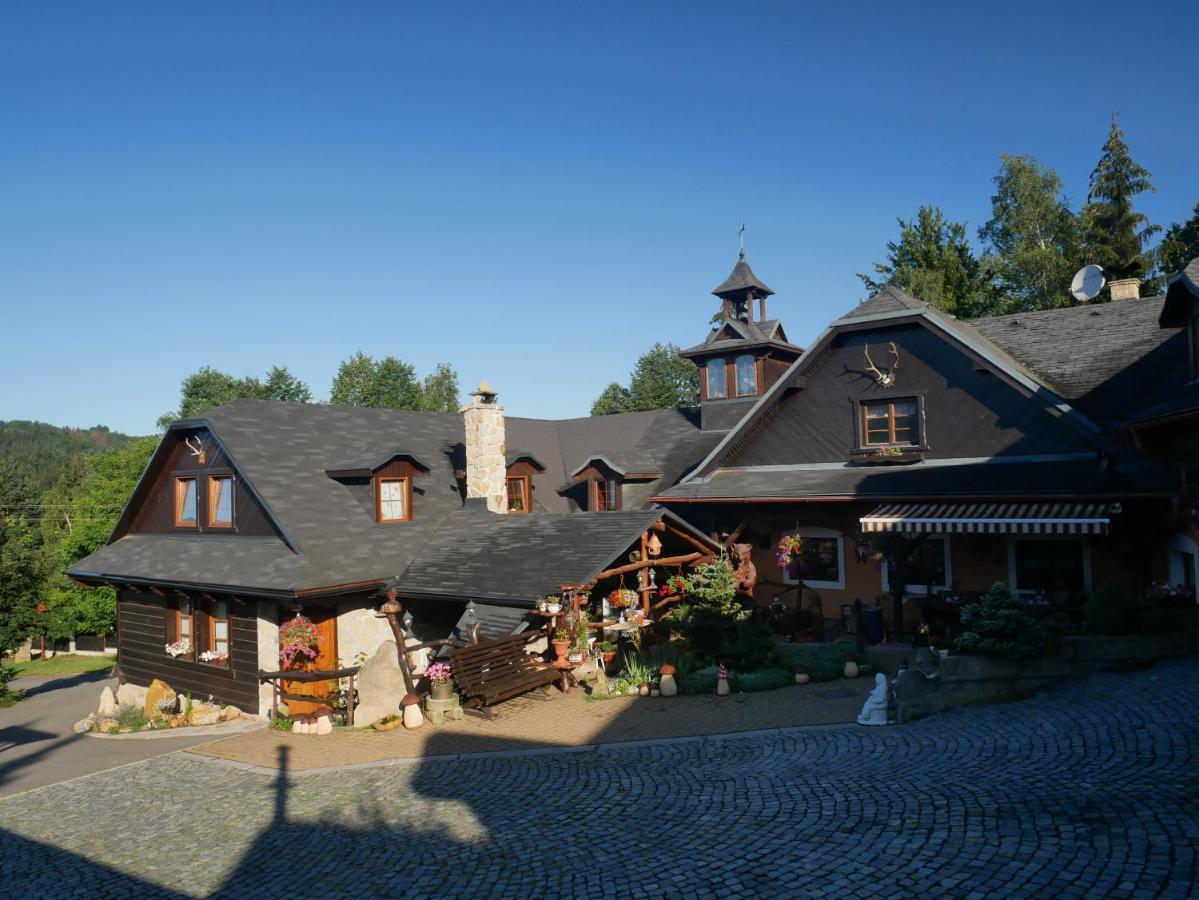 Penzion Obora Prostřední Bečva Bagian luar foto