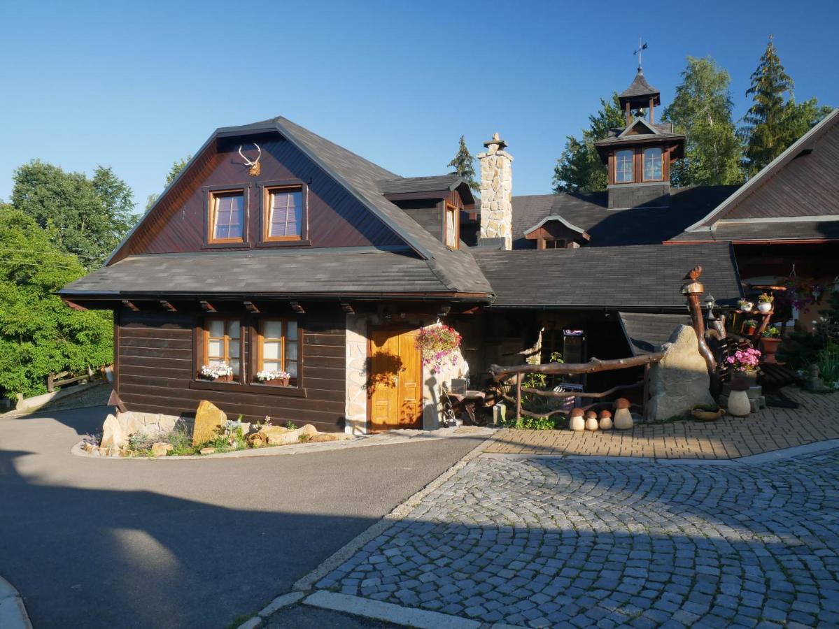 Penzion Obora Prostřední Bečva Bagian luar foto